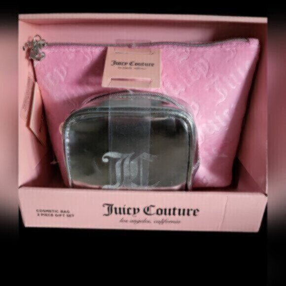 Juicy Couture Velvet Cosmetic Bag Set NWT - Picture 10 of 10